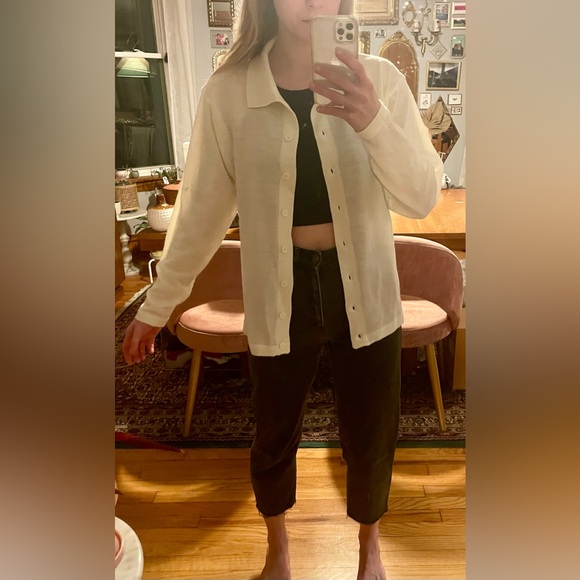 Vintage collared cardigan - Picture 7 of 9